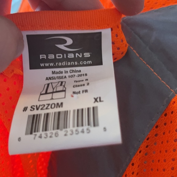 Running Reflective Orange Vest - Picture 6 of 7